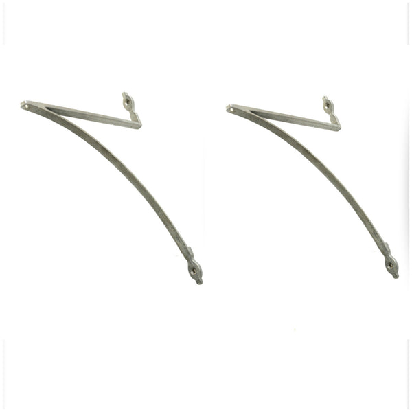 Cesar-Bracket-Zink- finish set of two